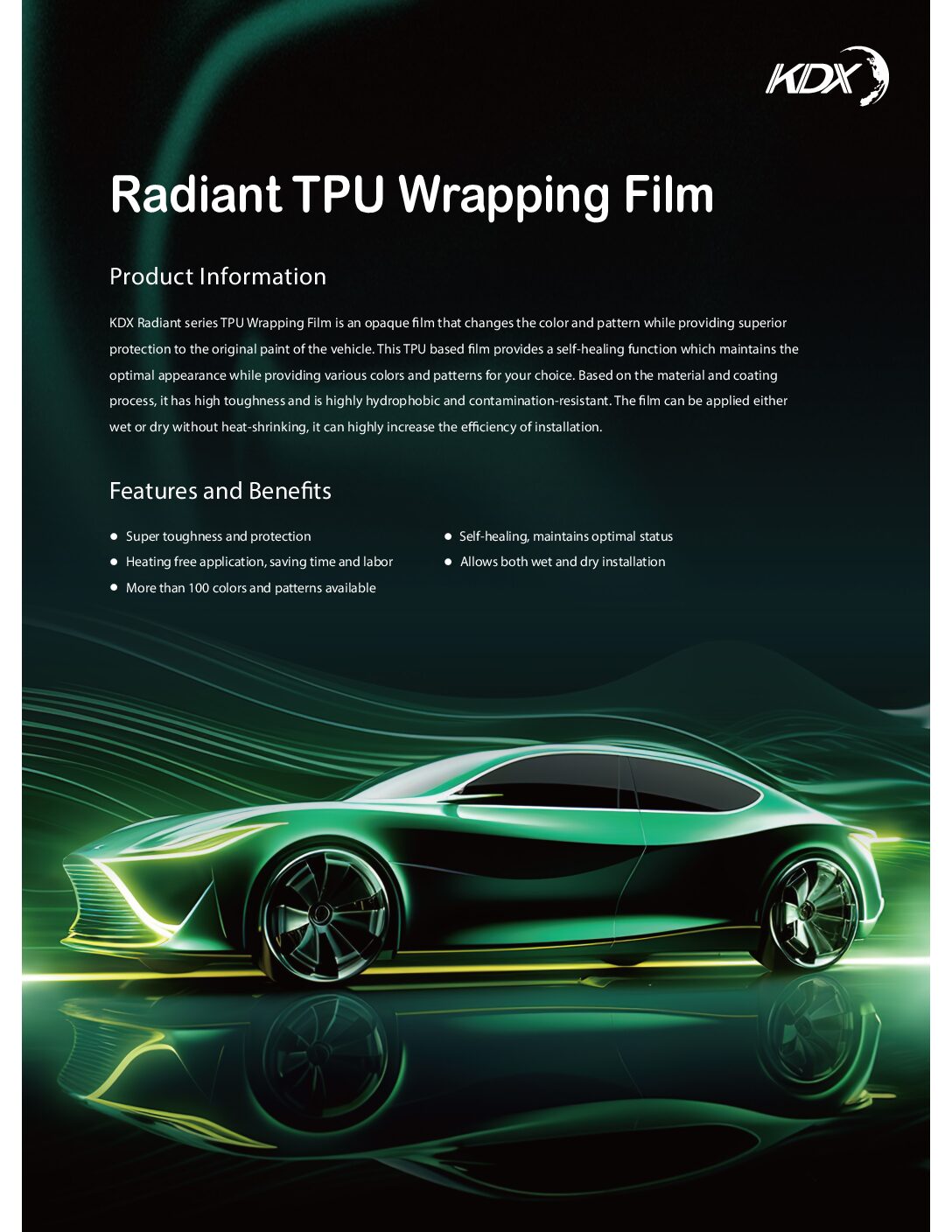 Radiant TPU Wrapping Film page 1